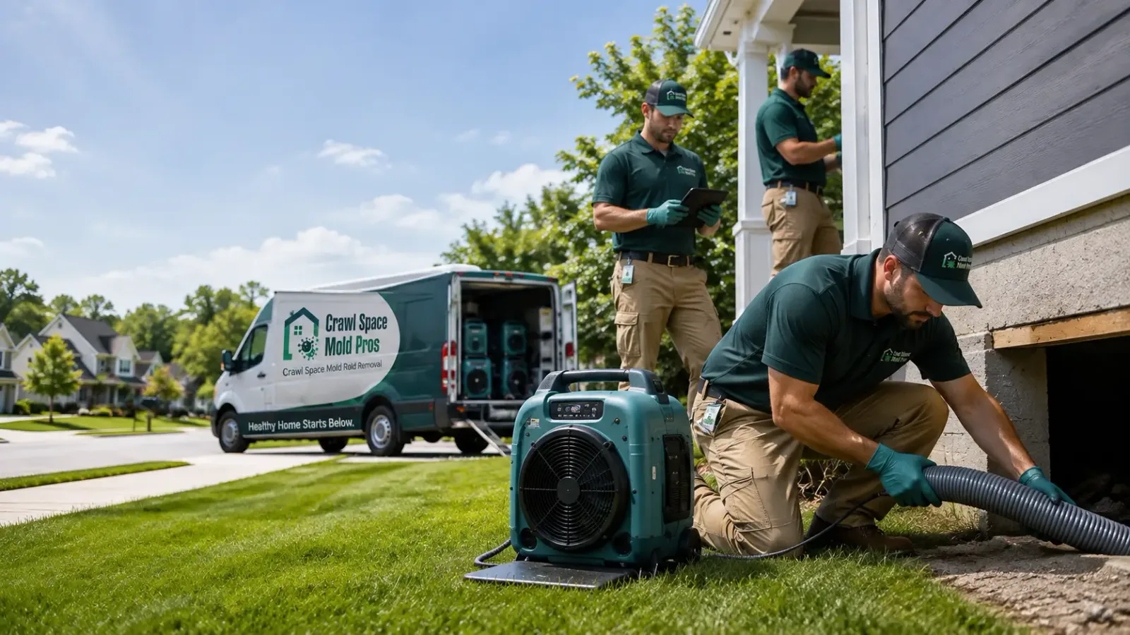 Crawl Space Mold Removal in Newport, MN